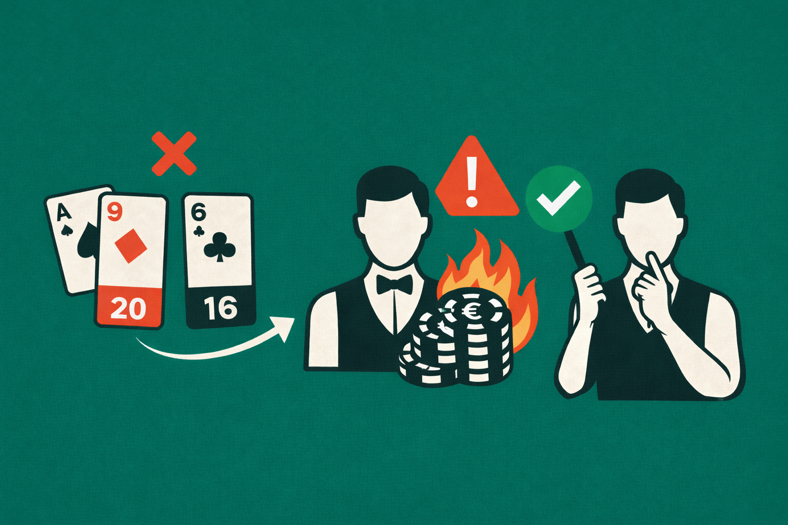 Blackjack les erreurs les plus coûteuses (et comment les éviter)