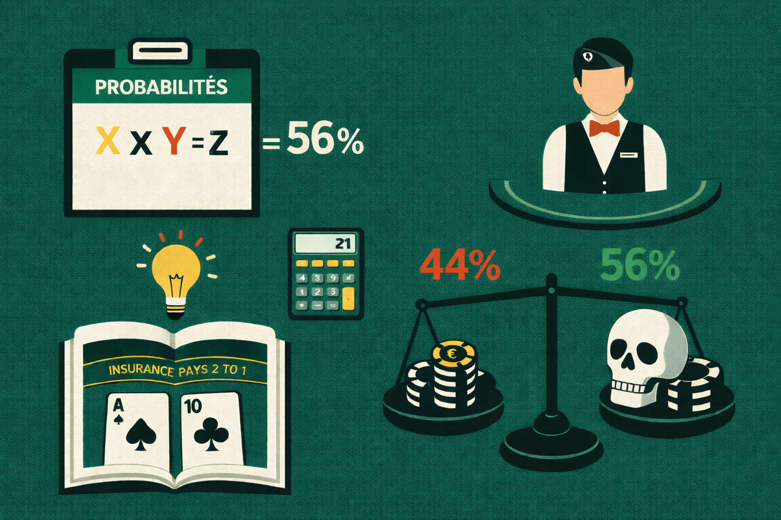 Chances de gain au Blackjack
