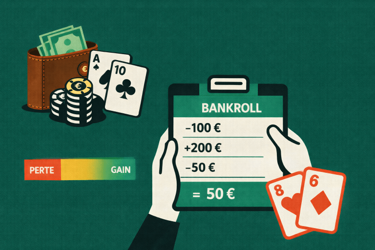 Gestion de bankroll au Blackjack
